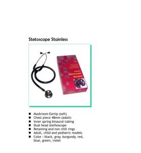 stetoscope OM Stainless